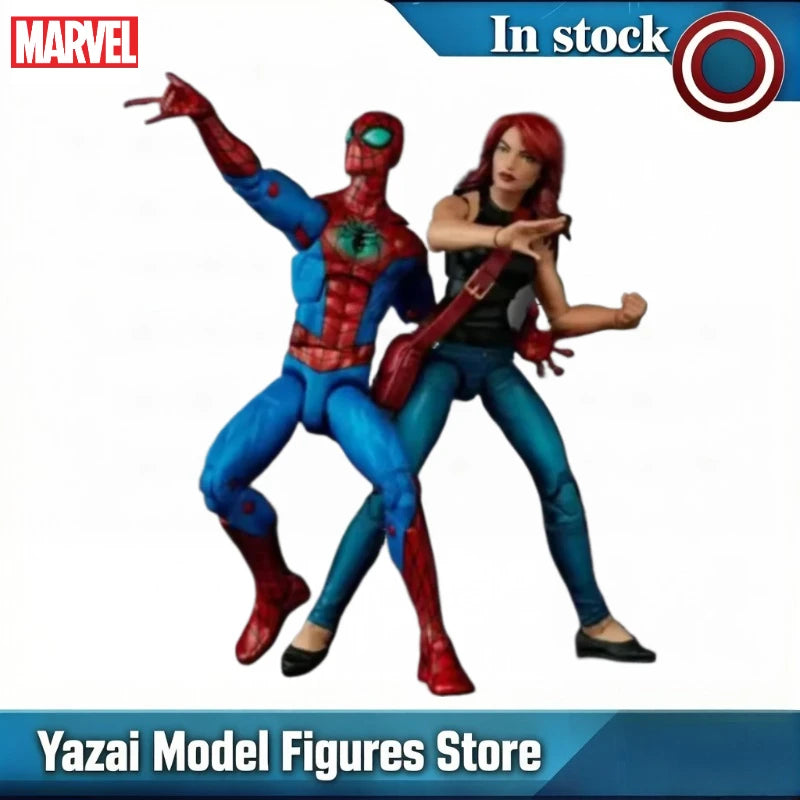 Original Marvel Legends Series Spider-Man and Mary Jane Watson Action Figure Toys Gift Toys