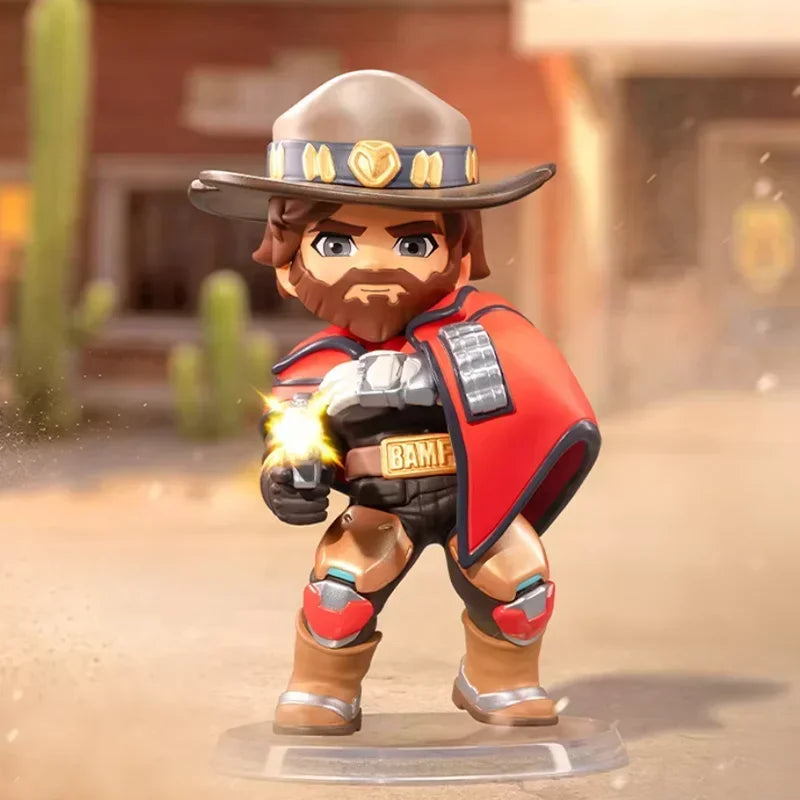 POP MART Overwatch Play of The Game Series Trendy Blind Box Toys Mystery Box Mistery Action Figure Surprise Model Gift