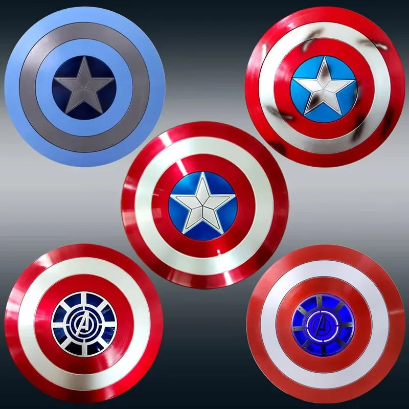 58cm Hot Movie Avengers 4 Captain America Shield 1:1 Cosplay Outdoor Toy Plastic Action Props Home Decoration Boys Birthday Gift