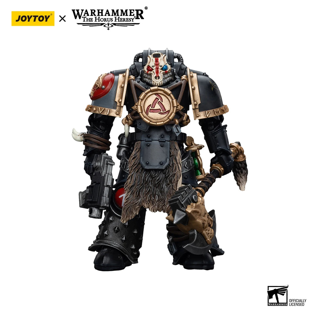 [IN STOCK]JOYTOY Warhammer 30K The Horus Heresy 1/18 Action Figure Space Wolves Leman Russ Deathsworn Pack Anime Model Toys Gift