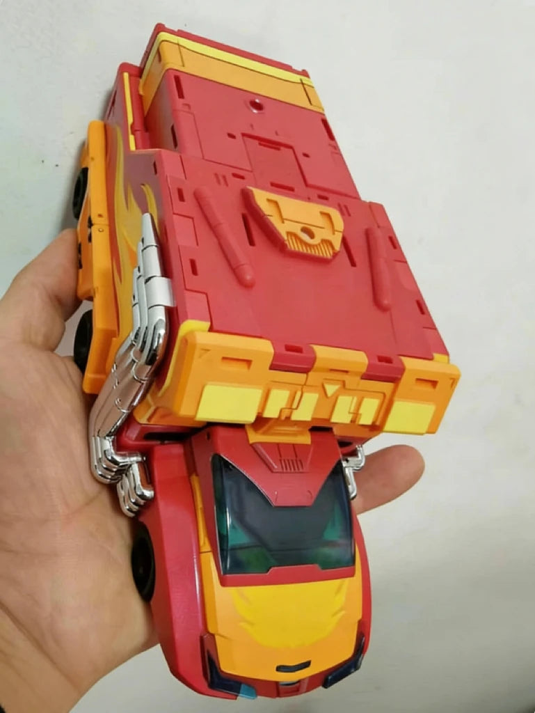 Transformation Toy DX9 D06 Rodimus Prime Metallic Folding MP Action Figure