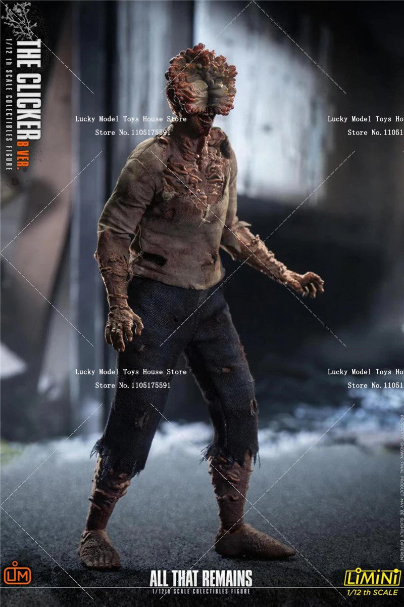 2 Versions LIMTOYS 1/12 The Clicker LMN009 LMN010 Blood Scar Body Action Figure Movie Fans Collectible 6inch Soldier Model