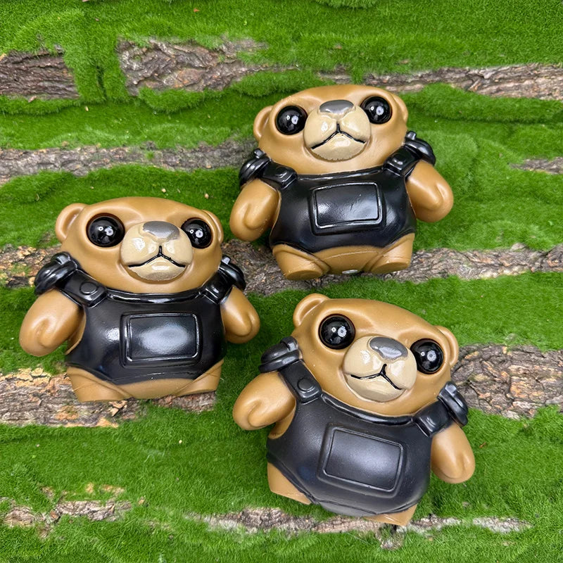 11cm/4.33in Valorant Squeeze Tactical Bear Kneading Doll 3D Fun Decompression Game Peripheral Model Creative Relaxation Gift Toy