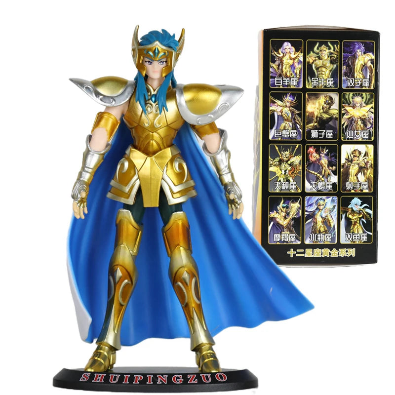 19см Saint Seiya Аниме Фигурки Мит Плат EX Pegasus Dragon Shiryu Hyoga Cygnus Phoenix Ikki Екшън Фигурка Колекция Модел Играчка