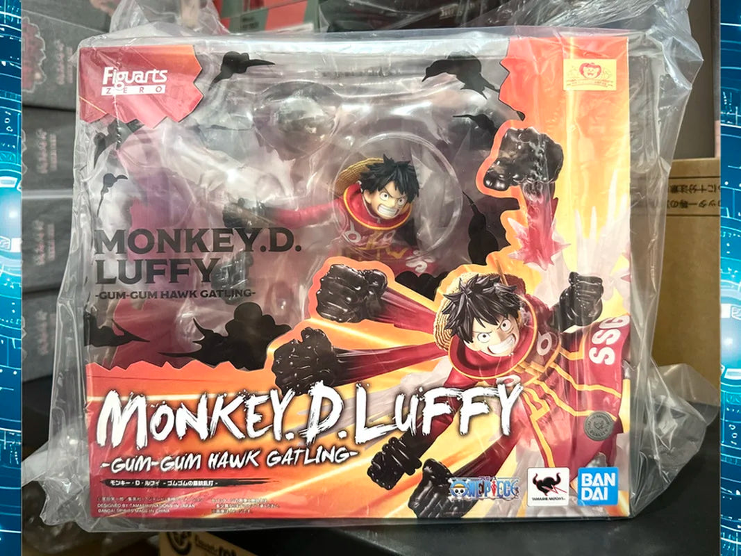 Bandai One Piece Luffy Gum Hawk Gatling Action Figure - Extra Battle Collectible Toy for Boys Anime Figuarts ZERO Handmade