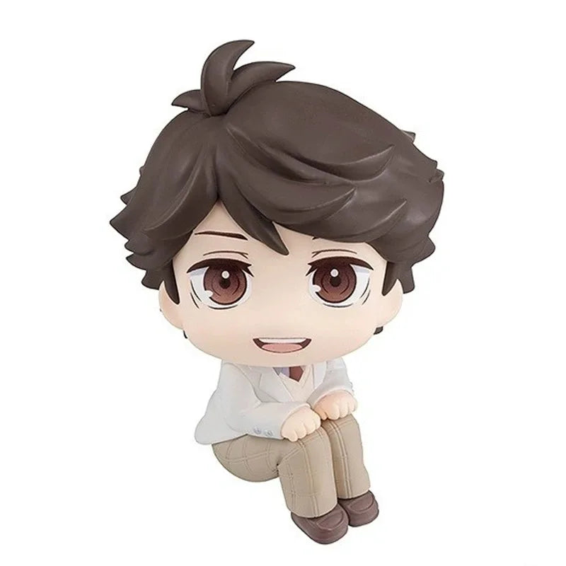 Anime Cute Haikyuu Nendoroid Figure Mini Kozume Kenma Tetsurou Kuroo Action Figure Look Up Doll PVC Collection Birthday Gifts