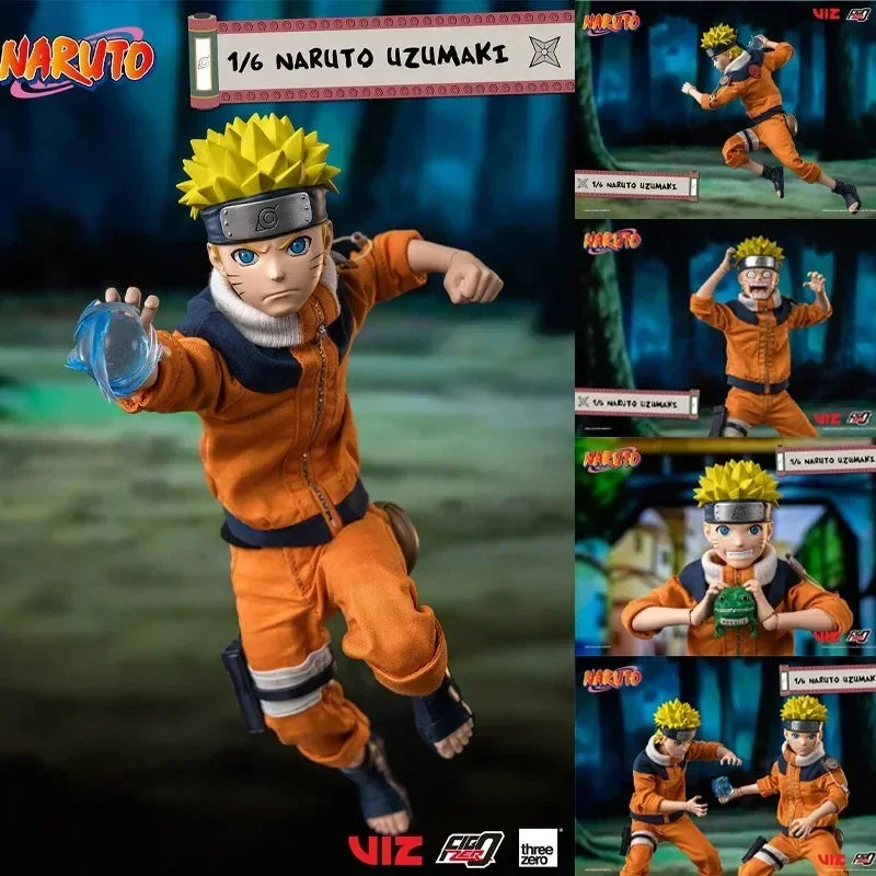 NARUTO Uzumaki Naruto Threezero FigZero 1/6 PVC 25CM Original Anime Action Figure Model Collection Boxed Toys Gifts In Stock