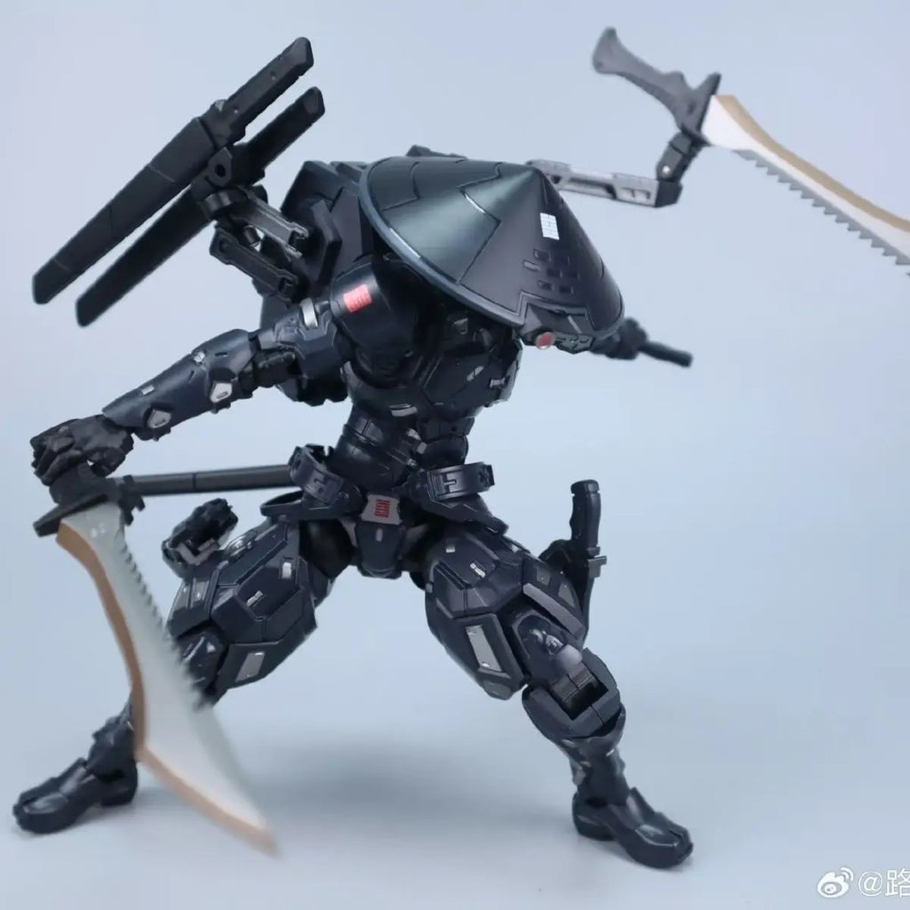 New G I Joe The Rise Of Cobra Dark Sky First Strike Snake Eyes Sc001 Action Figure Gk Movable Joint Doll Model Garage Kit Toys