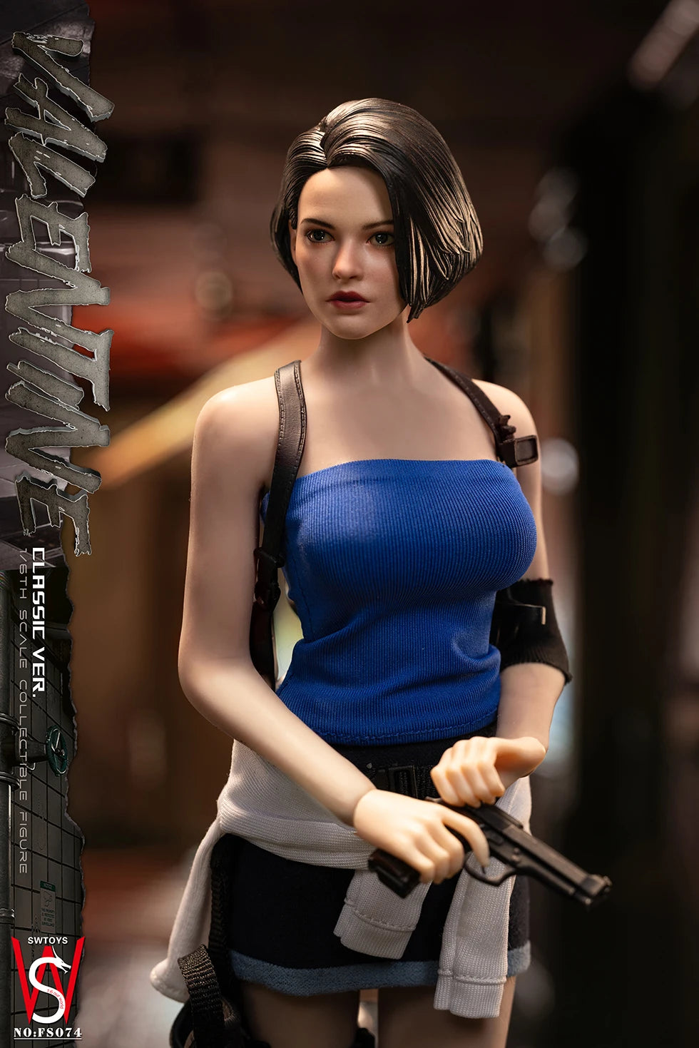 In Stock SWTOYS NO:FS074 1/6 Scale Zombie Crisis Games Survivor Warrior Jill 12-inch Full Set Action Figure Female Soldier Toys