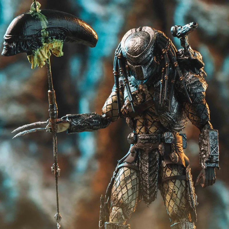 Haia Alien Vs Predator  3.75 Inch Super Articulated Lone Wolf Action Figure New Blood Model Collectible Toy