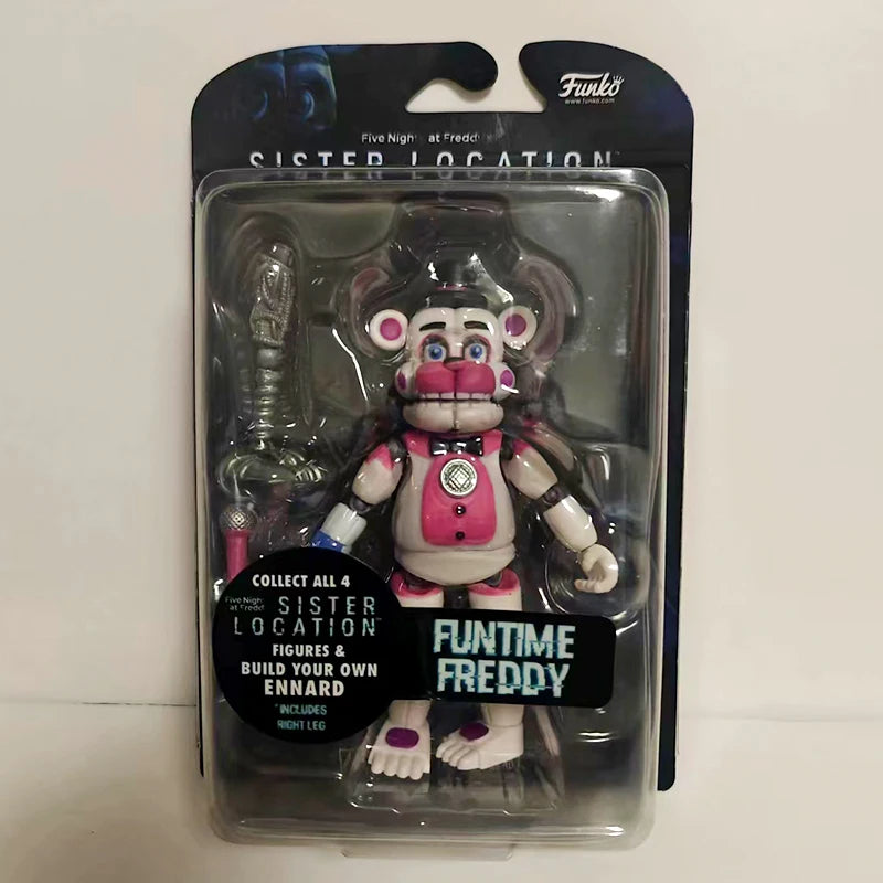 FNAF Sister Location Figures 5 Inch Action Figure Funtime Freddy Foxy Ballora New Arrivals Collectible Toys for Fans