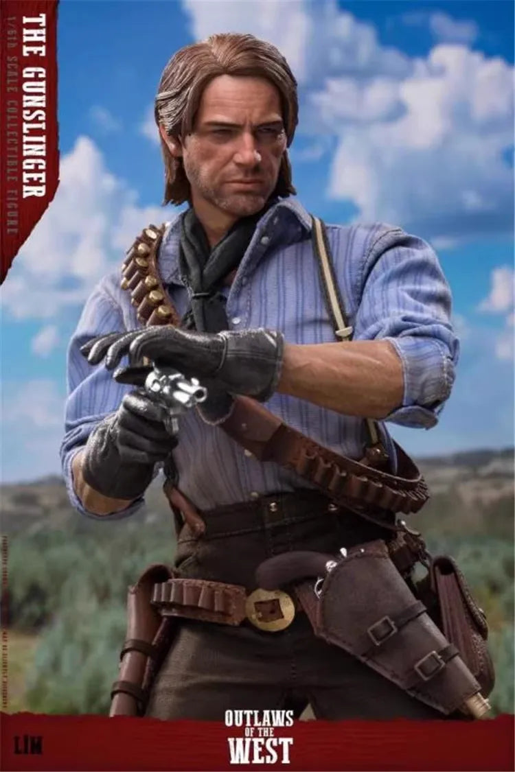 LIMTOYS LIM008 1/6 Soldier Western Cowboy Arthur Double Headed Carving Edition Full Set 12'' Action Figure Model Toy In Stock