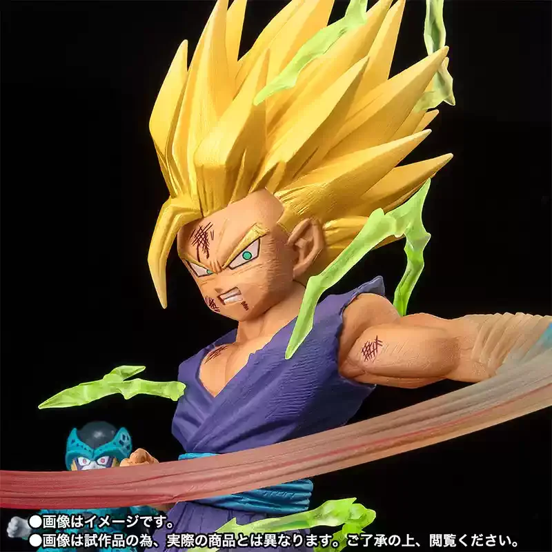 Bandai Original Figuarts Zero Dragon Ball Z Cell Arc Super Saiyan 2 Gohan Anime Action Figure Model Toy Gift