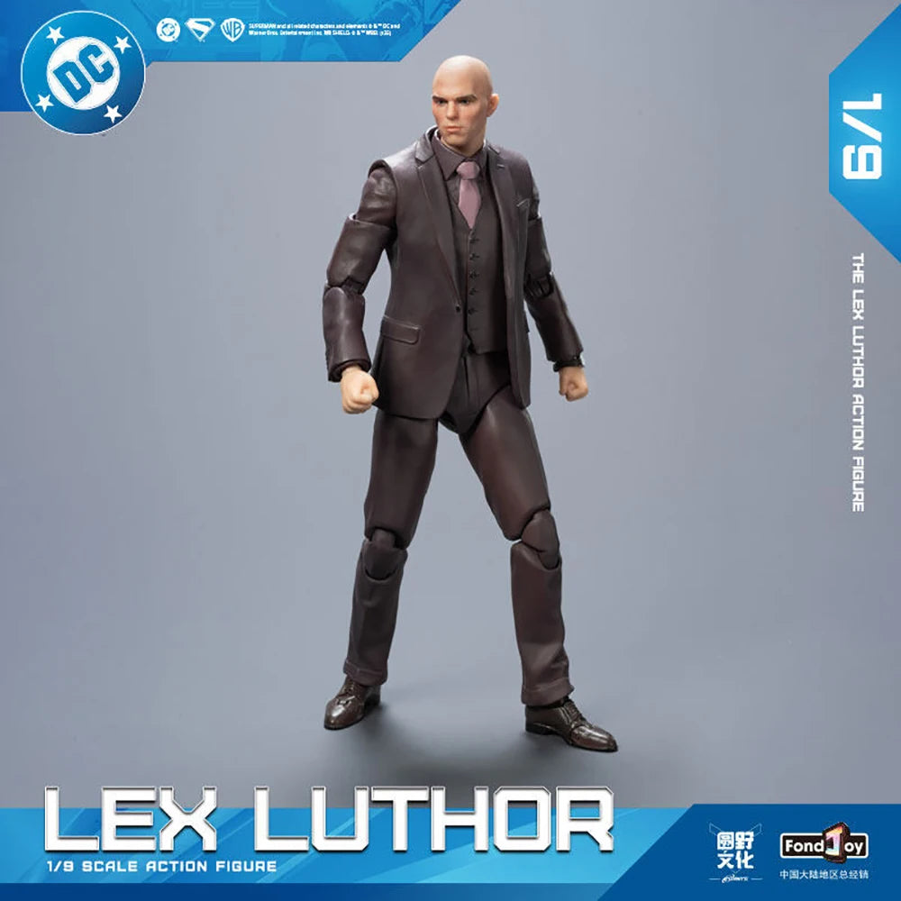 New Original FONDJOY DC Lex Luthor Action Figures Movie Collectible Model Desktop Ornament Creative Christmas Gifts for Boys