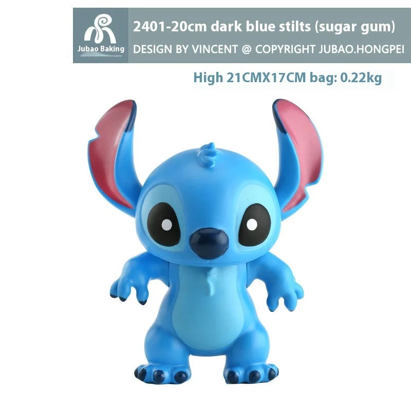 Stitch Mechanical Model Red Blue Gray Steampunk Robot Figure Anime Collectible Desktop Decor Stitch Figure Stitch Plush Toy