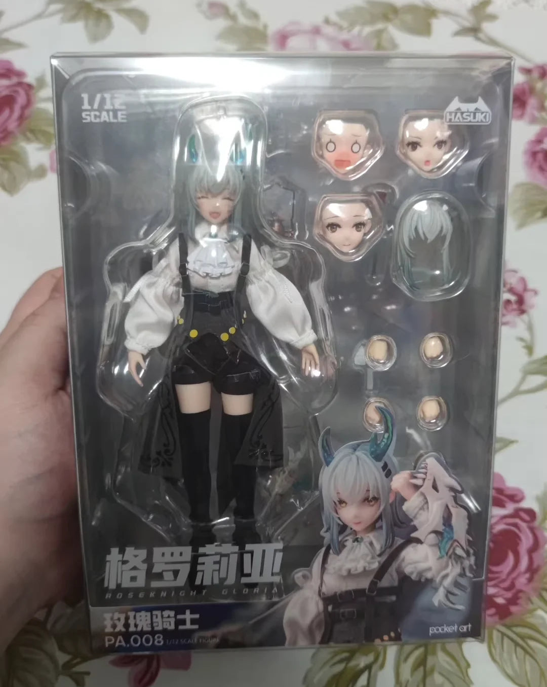 In Stock Hasuki PA010 FKEY Hackbuteer Model Toys 1/12 SCALE FIGURE POCKET ART Maid Beautiful Girl PA008 ROSEKNIGHT GLORIA