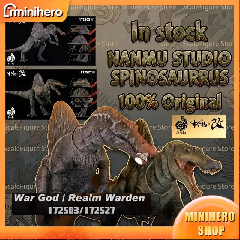 In Stock Nanmu Studio Supplanter 3.0 Spinosaurus Dinosaur Action Figure Toy Collectible Model for Adults Kids Jurassic Park