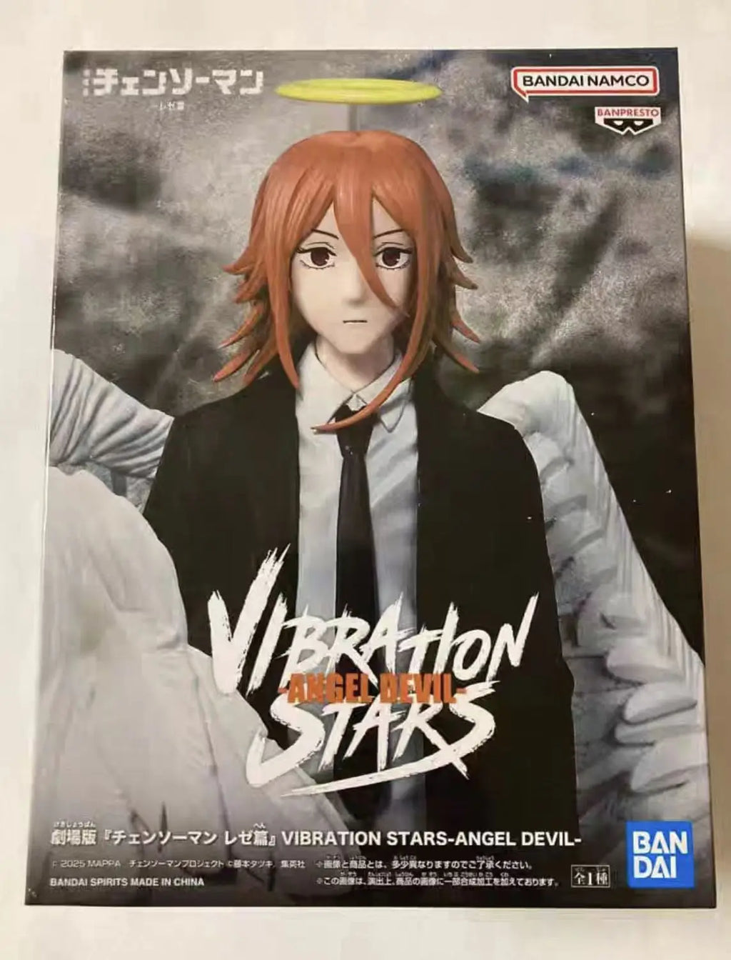 -In Stock Original BANPRESTO VIBRATION STARS CHAINSAW MAN Angel Devil 19cmproduct Anime Figures Toys Cartoon Toy Ornaments