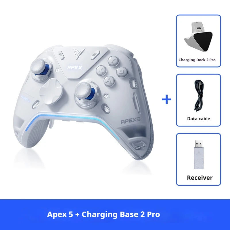 Hot Flydigi Apex 5 Wireless Gamepad Gaming Controller Adjust Joystick Wireless Game Handle For Pc Suporte Switch Mobile Tv Box