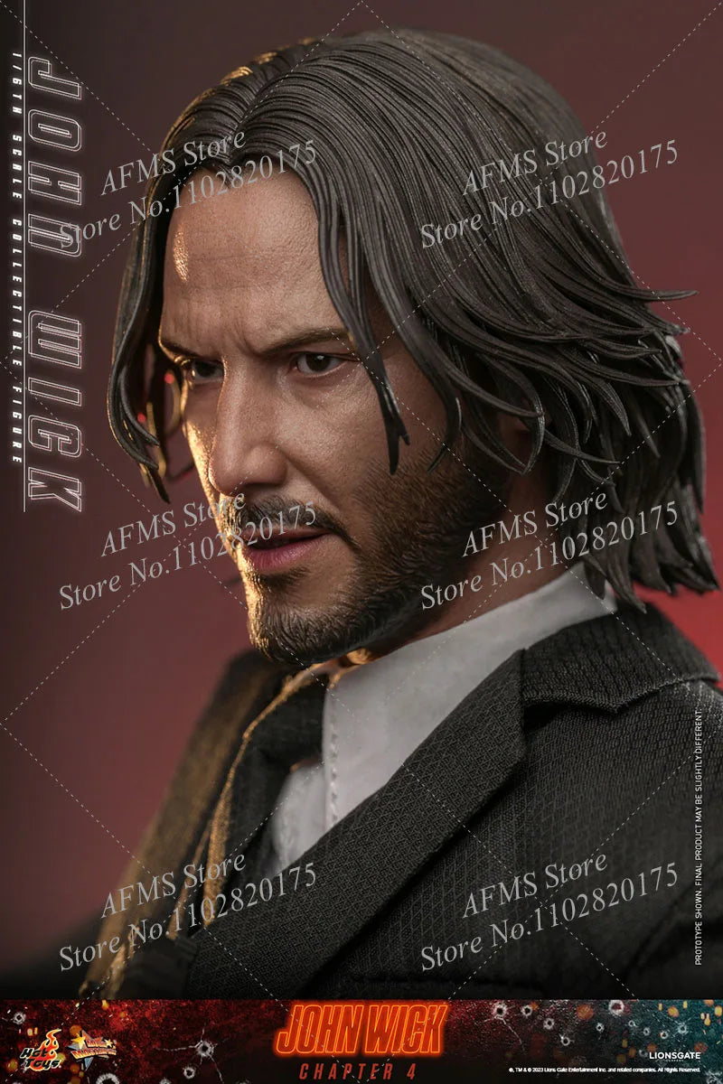 HT HOTTOYS MMS729 1/6 Scale Collectibles Figure Keanu Reeves John Wick 4 Dolls 12Inch Men Action Figure Soldier Model Toys