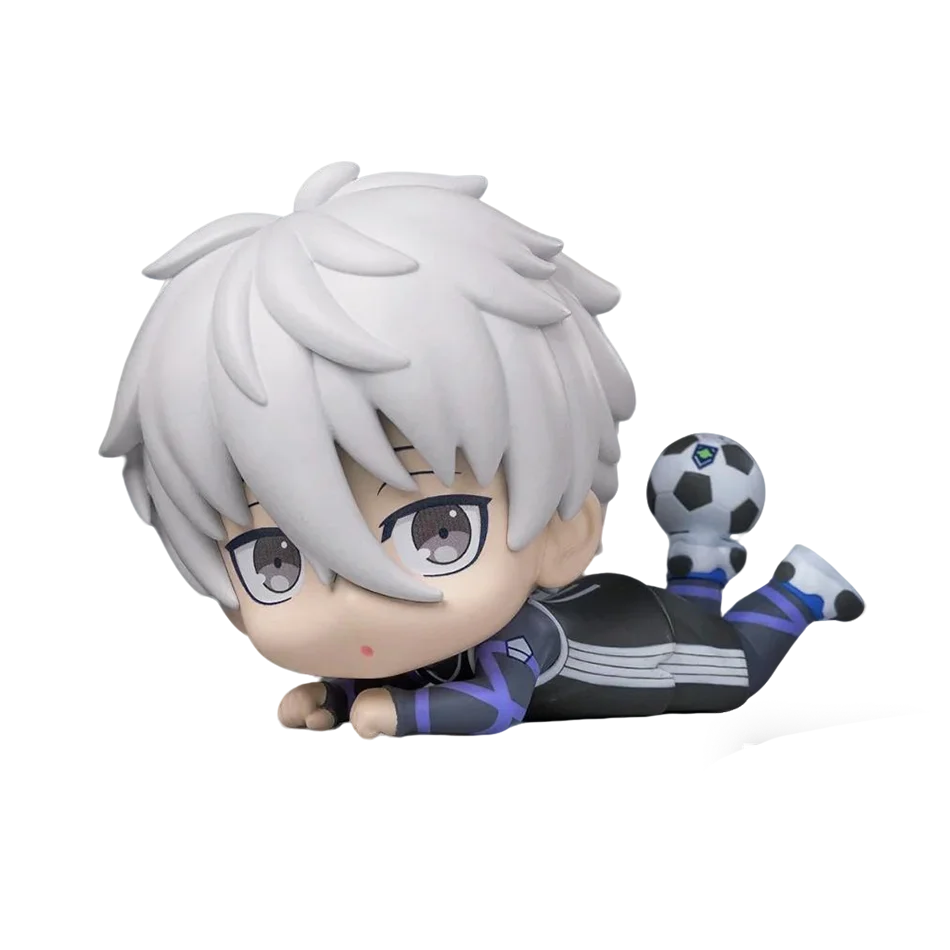 BLUE LOCK Action Figures Isagi Yoichi Nagi Seishiro Anime Figure Q Version Figurine PVC Collectible Model Kids Doll Toys Gifts