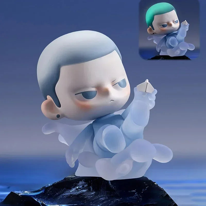 POPMART KUBO Breathing In Series Mystery Box Anime PVC 100 % Original Actionfigurensammlung Modell Desktop-Ornamente Puppenspielzeug