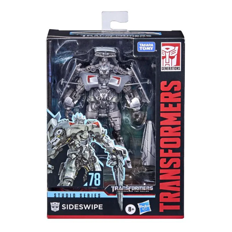 100% In Stock Original Hasbro Takara Revenge of the Fallen SS78 Deluxe Sideswipe Robot Autobot Model Toys Figures