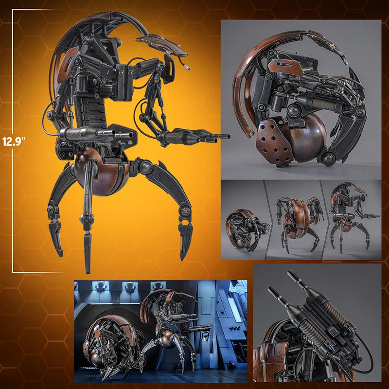 Original Hot Toys HT MMS755 Droideka Star Wars Episode I The Phantom Menace 1/6 In Stock Anime Action Collection Figures Model