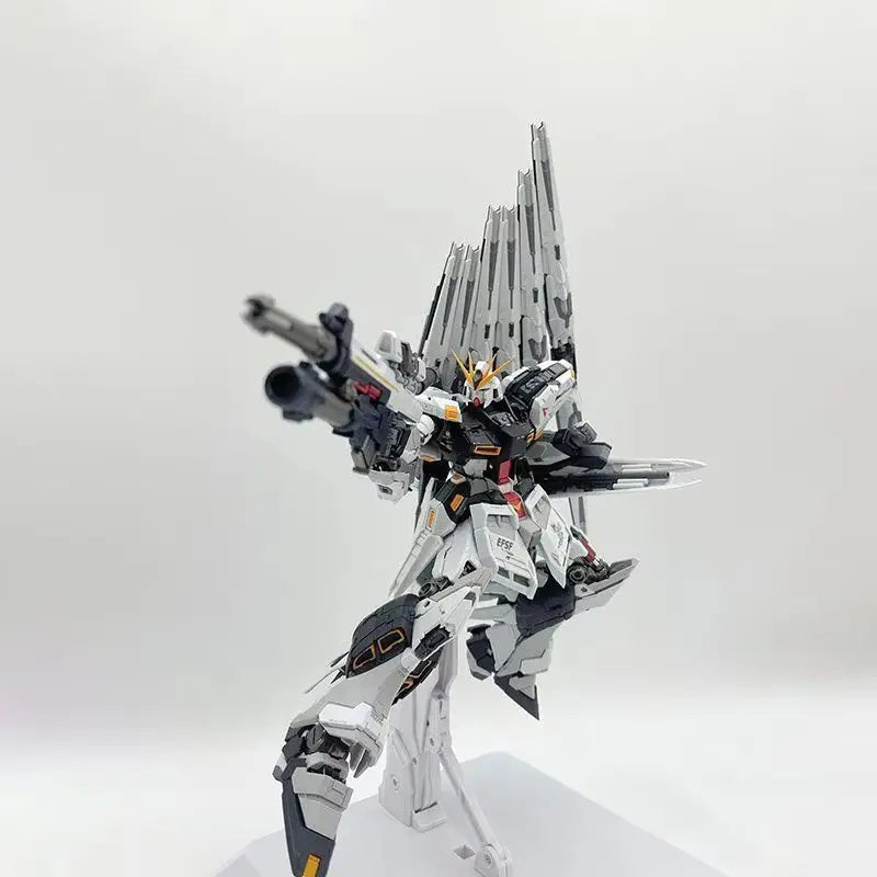 【IN STOCK】 V-TIGER 1/100 VT02 NU Soldier Assembly Model Toys RX-93-v2 YUJIAOLAND V Mecha GK Pre-coating Alloy Skeleton Model Toy