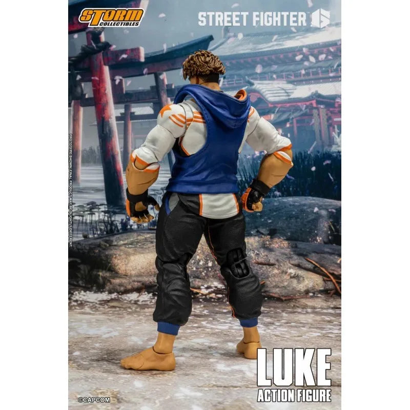 In Stock Storm Collectibles Origianl Street Fighter 4 LUKE Anime full Action Finished pvc Figure Model Toy Gifts for kids