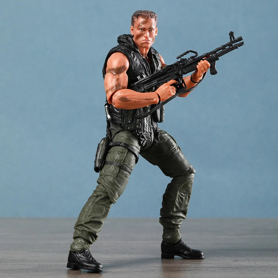 NECA Commando 30th Anniversary John Matrix PVC Action Figure Collectible Model Doll Gift