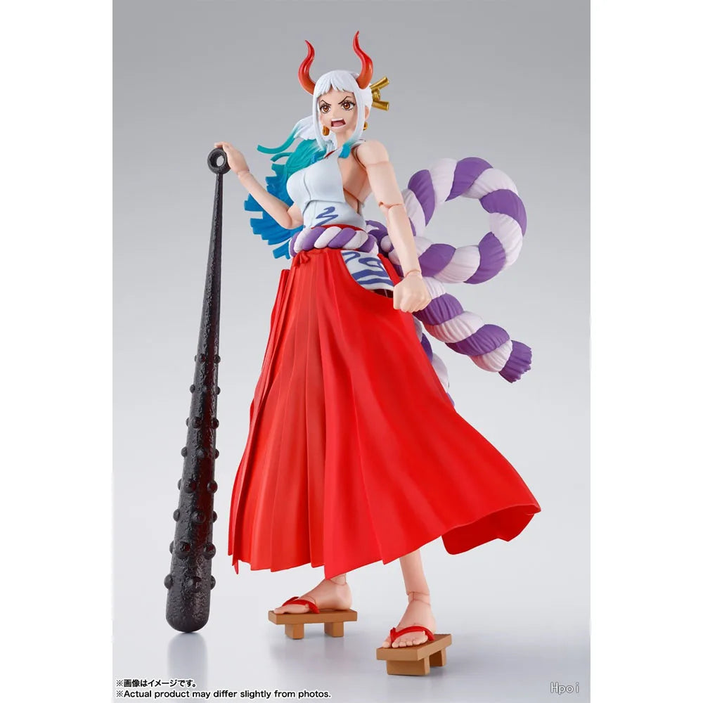 100% Authentic In Stock Original Bandai S.H.Figuarts Shf One Piece Yamato Anime Action Figure Collection Model Toy
