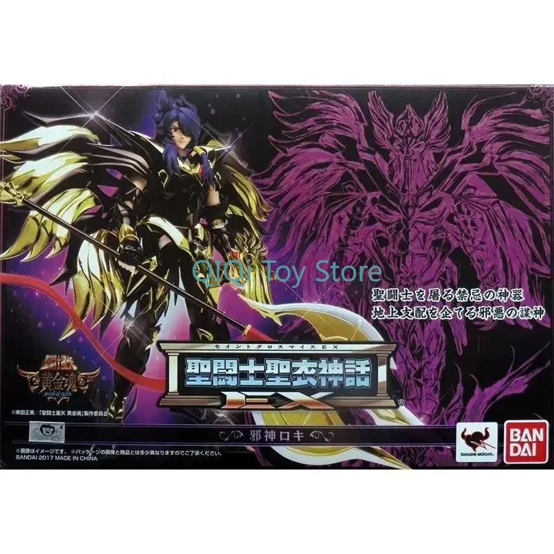 In Stock Bandai Saint Cloth Myth Golden Soul EX Evil Loki Metal Anime Action Collectible Figure Toy