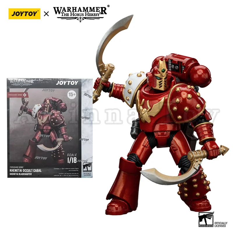JOYTOY 1/18 Action Figure The Horus Heresy Thousand Sons Legion MK IV Tactical Squad Khenetai Occult Cabal Librarian Consul