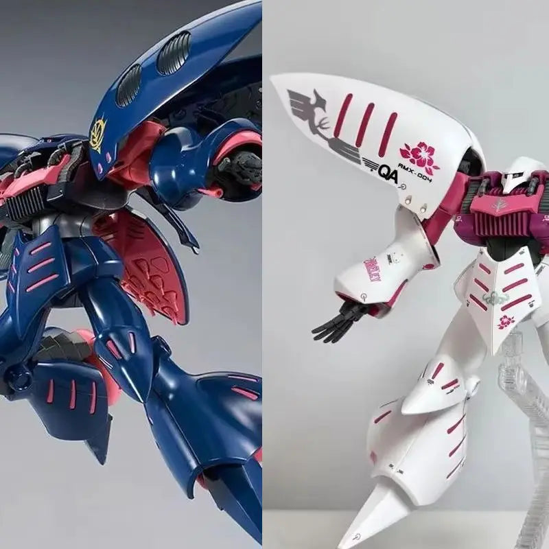 Hg 1/144 Qubeley Mk2 Kabini Model Robot Mecha Assembly Model Action Figures Children'S Educational Toys Gift Collection