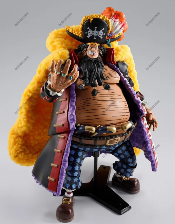 In Stock Bandai S.H.Figuarts Marshall D. Teach - The Four Emperors Barbanegra 24CM PVC Figurine Collectible Model Toy for Gift