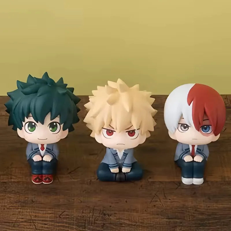 2026 Anime Figure cute Midoriya Izuku Figurine Bakugou Katsuki action figure Look up figure mini cute Toys Collectible doll Gift