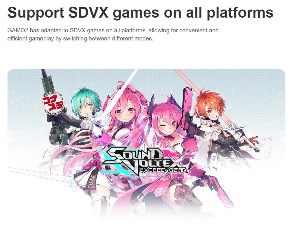 GAMO2 F2PE FAUCETWO Pocket Voltex SDVX DJMAX Mini Controller Arcade Music Game Console Mini Sound Voltex Joystick
