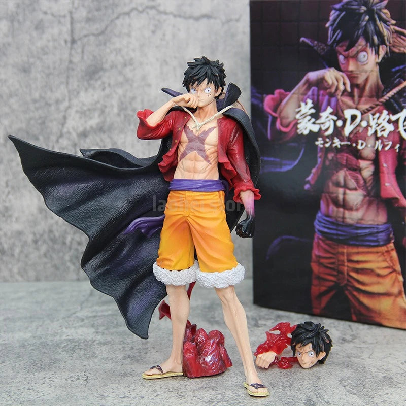 17Cm One Piece Anime Figures Monkey D Luffy Sun God Nika Action Figurine Luffy Figure PVC Model Doll Collection Toy Gift Kids
