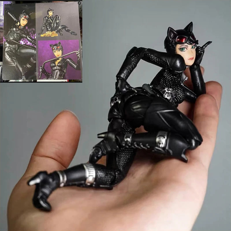 Arkahm Factory MAX Factory Kaiyodo Revoltech Yamaguchi Catwoman Figuras Ko Modell Actionfigur Anime Puppe Individuelle Geschenke Spielzeug