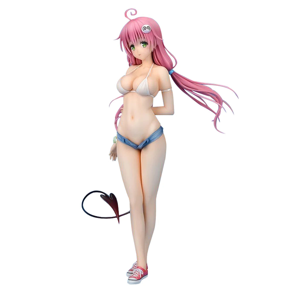 Anime Figure Lala Satalin Deviluke swimsuit action figures Momo Belia Deviluke figurine Yuuki Mikan statues PVC dolls gifts 24cm