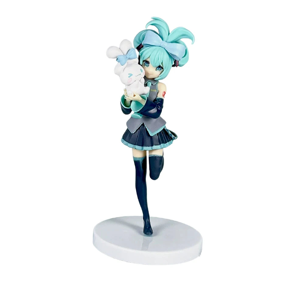 Anime Hatsune Miku Figure 12-22CM Virtual Singer Manga Statue Kawaii Model Toy for Computer Desk Cake Decoration Gift