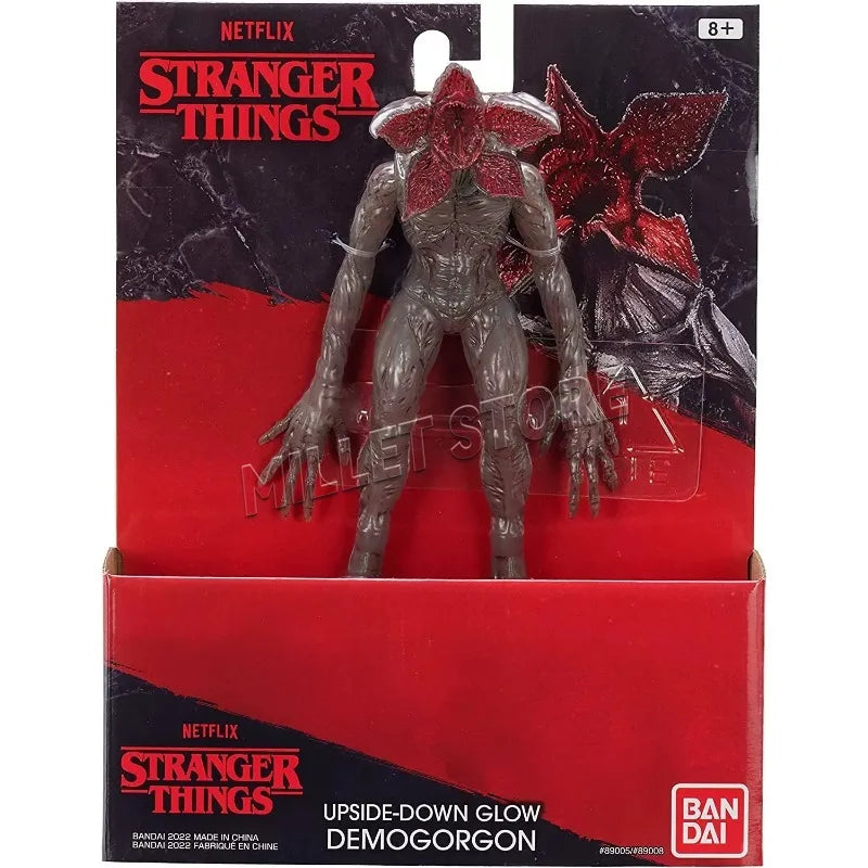 In Stock BANDAI Stranger Things Upside Down Action Figure Collectible Toy Trendy Doll Peripheral Ornament Gift for Anime Fans