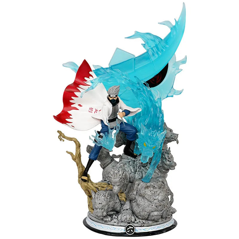 27cm Gk Naruto Hatake Kakashi Anime Figure Cs Sixth Generation Ninja Statue Decoration Collectable Action Doll Model Boy ToyGift