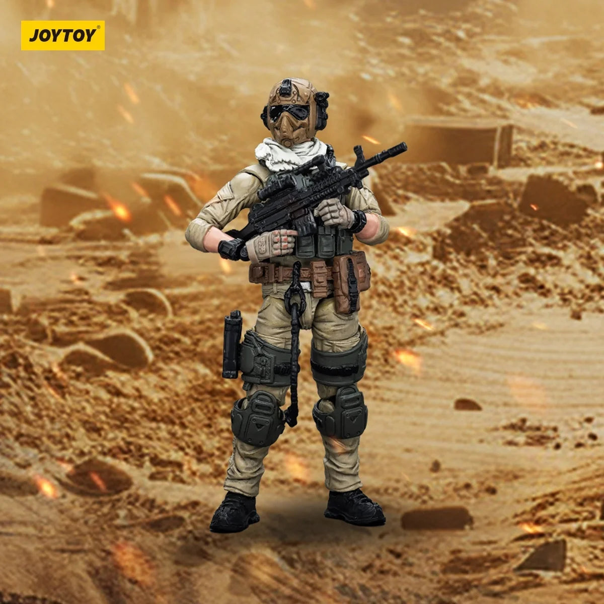 JOYTOY Hardcore Coldplay U.S.Army Delta Assault Squad-Machine Gunner Action Figures Original Collection Model Decoration Gift