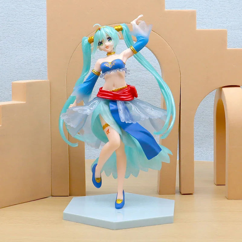 21 см аниме Хацуне Мику, художник шедьовър, арабска принцеса, модел за обличане, играчка, подарък, колекция, екшън фигурка, PVC кукла