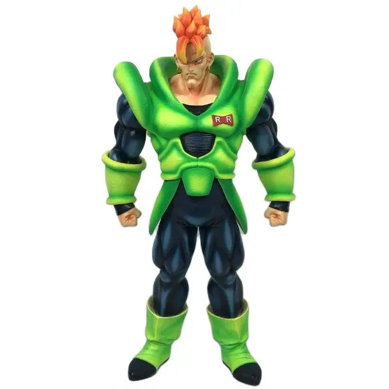 41 cm Anime Dragon Ball Lchiban Actionfigur ANDROID #16 Statue PVC bewegliche Sammlung Puppe Super Saiyan Gk Figur Modell Spielzeug