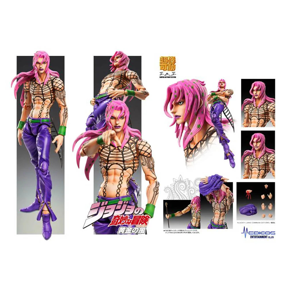 Anime Figures All Types Medicos Original Super Action Statue Jojo's Bizarre Adventure Season 1-8 Anime Model  Action Anime Toys