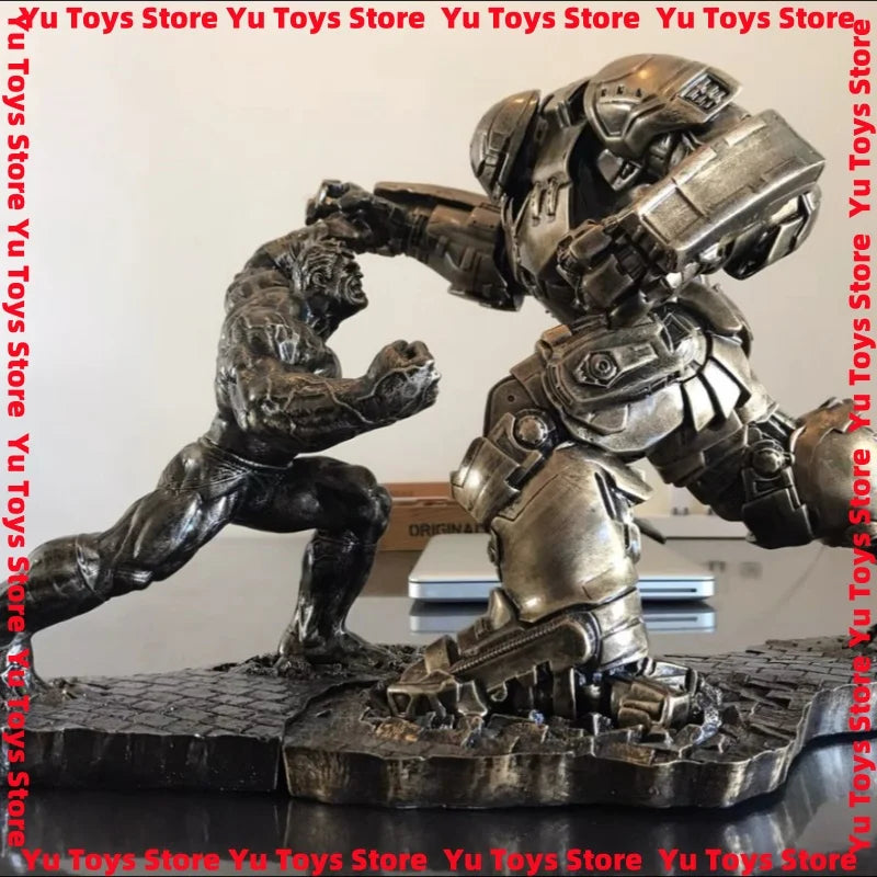 In Stock Iron Man Mk44 Action Figure Green Giant Resin Statue Combat Edition Collectors Home Decor Enthusiasts Collectible Toy
