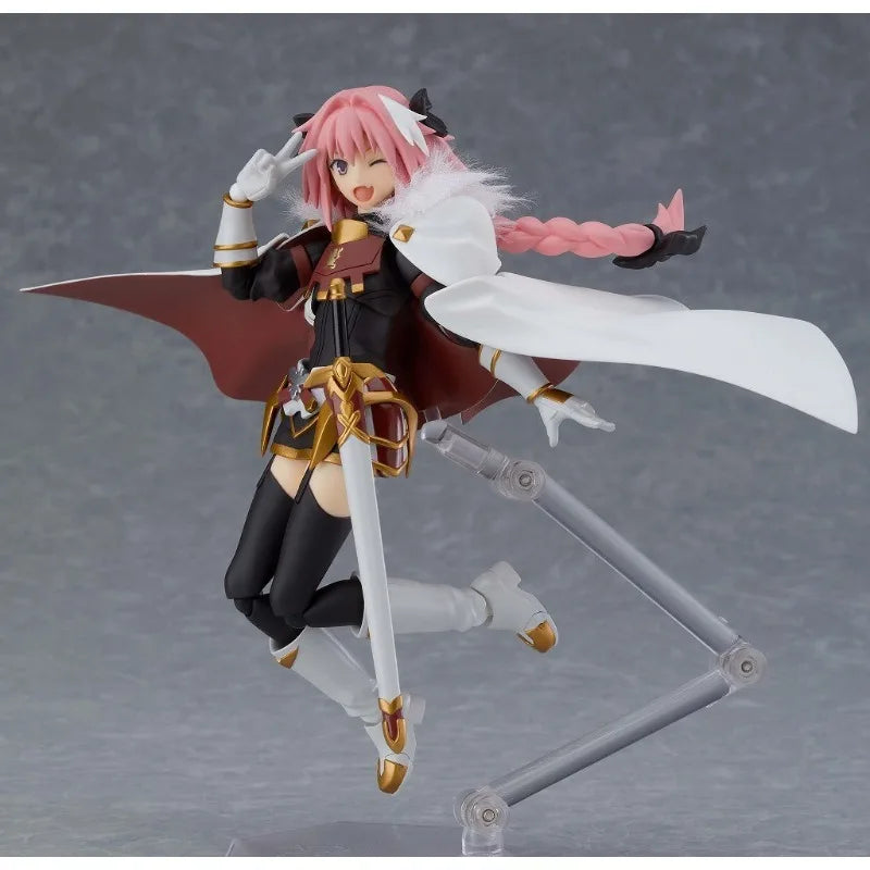 In Stock Original Max Factory Figma#423 Fate/Apocrypha Astolfo 14cm PVC Anime Figure Movable Toy Gift Ornament